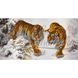 Схема картини Уссурійські тигри для вишивки бісером на тканині ТТ005пн6535