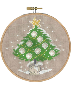 Набір для вишивання Ялинка з прикрасами (Tree with ornaments) PERMIN - Купити в інтернет-магазині club-rukodelia.com Тел: 067-802-24-81  Купити Київ, Львів, Харків, Вінниця, Одеса, Житомир, Чернігів, Суми