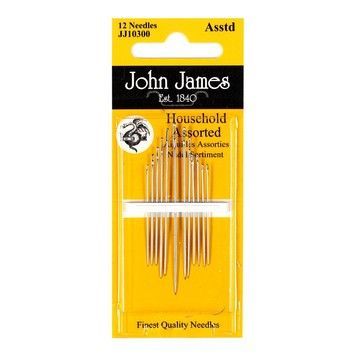 Набір голок для шиття Домашній Household (12шт) John James JJ10300 - Купити в інтернет-магазині club-rukodelia.com Тел: 067-802-24-81  Купити Київ, Львів, Харків, Вінниця, Одеса, Житомир, Чернігів, Суми