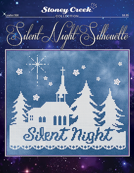 Silent Night Silhouette Схема для вишивання хрестиком Stoney Creek LFT506 - Купити в інтернет-магазині club-rukodelia.com Тел: 067-802-24-81  Купити Київ, Львів, Харків, Вінниця, Одеса, Житомир, Чернігів, Суми