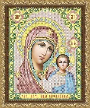 Схема на ткани для вышивания бисером ArtSolo Казанская Божия Матерь VIA4001 - Купить в интернет-магазине club-rukodelia.com Тел: 067-802-24-81 Купить Киев, Львов, Харьков, Винница, Одесса, Житомир, Чернигов, Сумы