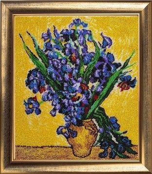 Набор для вышивания бисером Butterfly 151 Ирисы по мотивам картины В. Ван Гога - Купить в интернет-магазине club-rukodelia.com Тел: 067-802-24-81 Купить Киев, Львов, Харьков, Винница, Одесса, Житомир, Чернигов, Сумы