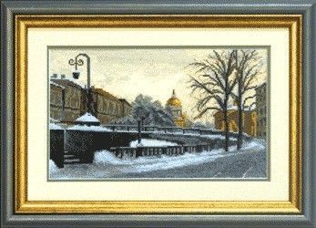Набір для вишивки хрестиком Чарівна Мить 567ч Відлига в місті - Купити в інтернет-магазині club-rukodelia.com Тел: 067-802-24-81  Купити Київ, Львів, Харків, Вінниця, Одеса, Житомир, Чернігів, Суми