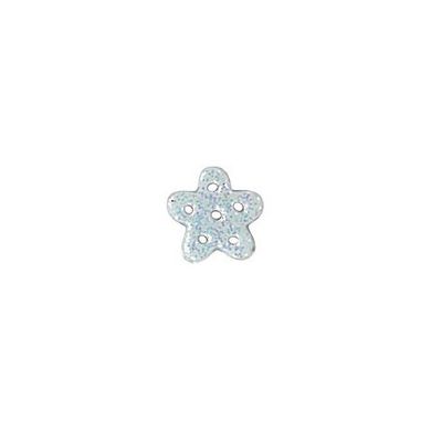 Blue Glitter Snowflake, Medium Пуговица Stoney Creek SB035M - Купити в інтернет-магазині club-rukodelia.com Тел: 067-802-24-81  Купити Київ, Львів, Харків, Вінниця, Одеса, Житомир, Чернігів, Суми