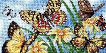 Набір для вишивання хрестиком Classic Design Літні Метелики 4492 - Купити в інтернет-магазині club-rukodelia.com Тел: 067-802-24-81  Купити Київ, Львів, Харків, Вінниця, Одеса, Житомир, Чернігів, Суми