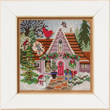Набір для вишивання Festive Fairy Cottage/Святковий котедж феї Mill Hill - Купити в інтернет-магазині club-rukodelia.com Тел: 067-802-24-81  Купити Київ, Львів, Харків, Вінниця, Одеса, Житомир, Чернігів, Суми
