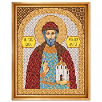 Набор для вышивания бисером Нова Слобода С-9160 Св. Блгв. Ярослав Мудрый Князь Киевский - Купить в интернет-магазине club-rukodelia.com Тел: 067-802-24-81 Купить Киев, Львов, Харьков, Винница, Одесса, Житомир, Чернигов, Сумы
