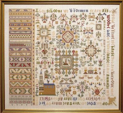 Sampler Antique. Набір для вишивання. Permin (39-8406) - Вишивка хрестиком і бісером - Овечка Рукодільниця