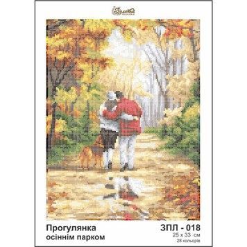 Прогулянка осіннім парком Схема для вишивання бісером Золота підкова ЗПЛ-018 - Купити в інтернет-магазині club-rukodelia.com Тел: 067-802-24-81  Купити Київ, Львів, Харків, Вінниця, Одеса, Житомир, Чернігів, Суми