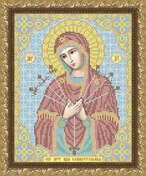Схема на ткани для вышивания бисером ArtSolo Пресвятая Богородица Семистрельная VIA4004 - Купить в интернет-магазине club-rukodelia.com Тел: 067-802-24-81 Купить Киев, Львов, Харьков, Винница, Одесса, Житомир, Чернигов, Сумы