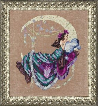 Схема для вишивання Mirabilia Designs MD137 Moon Flowers - Купити в інтернет-магазині club-rukodelia.com Тел: 067-802-24-81  Купити Київ, Львів, Харків, Вінниця, Одеса, Житомир, Чернігів, Суми