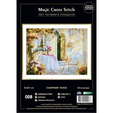 Сонячний ранок. Набір для вишивання хрестом. Magic Cross Stitch (008MCS) - Купити в інтернет-магазині club-rukodelia.com Тел: 067-802-24-81  Купити Київ, Львів, Харків, Вінниця, Одеса, Житомир, Чернігів, Суми