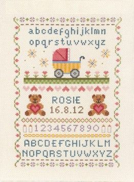Набор для вышивания Anchor Birth Sampler ACS31 - Купить в интернет-магазине club-rukodelia.com Тел: 067-802-24-81 Купить Киев, Львов, Харьков, Винница, Одесса, Житомир, Чернигов, Сумы