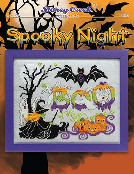 Spooky Night Схема для вишивання хрестом Stoney Creek LFT553 - Купити в інтернет-магазині club-rukodelia.com Тел: 067-802-24-81  Купити Київ, Львів, Харків, Вінниця, Одеса, Житомир, Чернігів, Суми