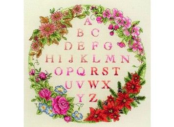 Набір для вишивання Anchor ACS40 Floral Seasons Sampler / Квіткові пори року - Купити в інтернет-магазині club-rukodelia.com Тел: 067-802-24-81  Купити Київ, Львів, Харків, Вінниця, Одеса, Житомир, Чернігів, Суми