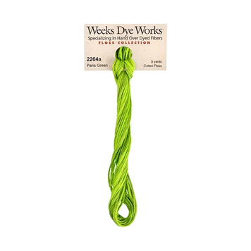 Муліне ручного фарбування Weeks Dye Works 2204a Paris Green