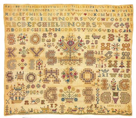 Sampler anno 1761. Набір для вишивання. Permin (39-5490) - Вишивка хрестиком і бісером - Овечка Рукодільниця