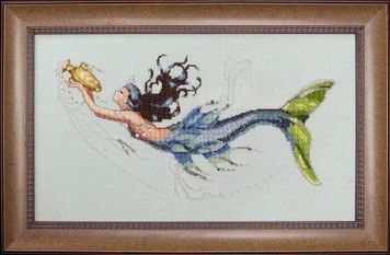 Mediterranean Mermaid / Середземноморська русалка Mirabilia Designs Схема для вишивання MD102 - Купити в інтернет-магазині club-rukodelia.com Тел: 067-802-24-81  Купити Київ, Львів, Харків, Вінниця, Одеса, Житомир, Чернігів, Суми