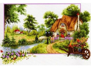 Набор для вышивания крестом Classic Design Летний аромат 8309 - Купить в интернет-магазине club-rukodelia.com Тел: 067-802-24-81 Купить Киев, Львов, Харьков, Винница, Одесса, Житомир, Чернигов, Сумы