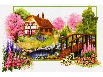 Набір для вишивання хрестиком Classic Design Весняне цвітіння 8308 - Купити в інтернет-магазині club-rukodelia.com Тел: 067-802-24-81  Купити Київ, Львів, Харків, Вінниця, Одеса, Житомир, Чернігів, Суми