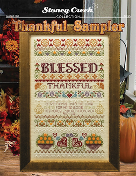 Thankful Sampler Схема для вишивання хрестиком Stoney Creek LFT560 - Купити в інтернет-магазині club-rukodelia.com Тел: 067-802-24-81  Купити Київ, Львів, Харків, Вінниця, Одеса, Житомир, Чернігів, Суми