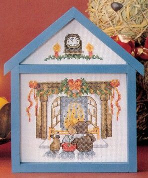 Набір для вишивання з рамкою "KAMINHYGGE M BAMSE" Oehlenschl?gers (OOE) - Купити в інтернет-магазині club-rukodelia.com Тел: 067-802-24-81  Купити Київ, Львів, Харків, Вінниця, Одеса, Житомир, Чернігів, Суми