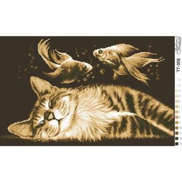 Схема картины Счастливый сон для вышивки бисером на ткани ТТ008ан5132 - Купить в интернет-магазине club-rukodelia.com Тел: 067-802-24-81 Купить Киев, Львов, Харьков, Винница, Одесса, Житомир, Чернигов, Сумы