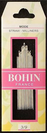 Milliners №3/9 (15шт) Набір капелюшних голок для шиття. Bohin (00668) - Вишивка хрестиком і бісером - Овечка Рукодільниця