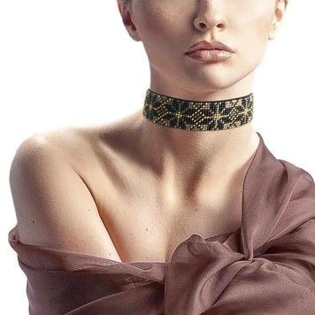 Чокер (3 &times; 30 см) Набір для вишивки бісером на штучній шкірі Wonderland Сrafts FLBB-143 - Купити в інтернет-магазині club-rukodelia.com Тел: 067-802-24-81  Купити Київ, Львів, Харків, Вінниця, Одеса, Житомир, Чернігів, Суми