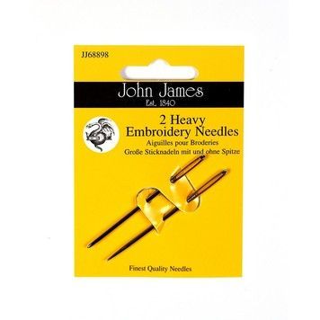 Набор игл для вышивки гладью пряжей (2шт) John James JJ68898 - Купить в интернет-магазине club-rukodelia.com Тел: 067-802-24-81 Купить Киев, Львов, Харьков, Винница, Одесса, Житомир, Чернигов, Сумы