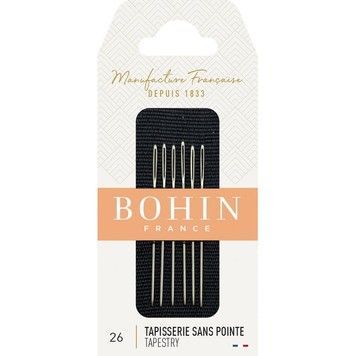 Набор гобеленовых игл Tapestry №26 (6шт) Bohin (Франция) 00838 - Купить в интернет-магазине club-rukodelia.com Тел: 067-802-24-81 Купить Киев, Львов, Харьков, Винница, Одесса, Житомир, Чернигов, Сумы