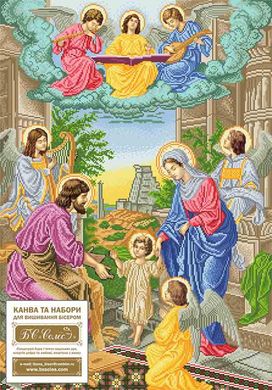 Святая семья (с ангелами). Набор для вышивки бисером. БС Солес (СРА) - Купить в интернет-магазине club-rukodelia.com Тел: 067-802-24-81 Купить Киев, Львов, Харьков, Винница, Одесса, Житомир, Чернигов, Сумы