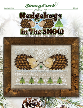 Hedgehogs In The Snow Схема для вишивання хрестиком Stoney Creek LFT576 - Купити в інтернет-магазині club-rukodelia.com Тел: 067-802-24-81  Купити Київ, Львів, Харків, Вінниця, Одеса, Житомир, Чернігів, Суми