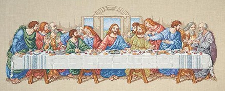 The Last Supper Таємна вечеря. Набір для вишивання хрестом. Janlynn (1149-11) - Купити в інтернет-магазині club-rukodelia.com Тел: 067-802-24-81  Купити Київ, Львів, Харків, Вінниця, Одеса, Житомир, Чернігів, Суми