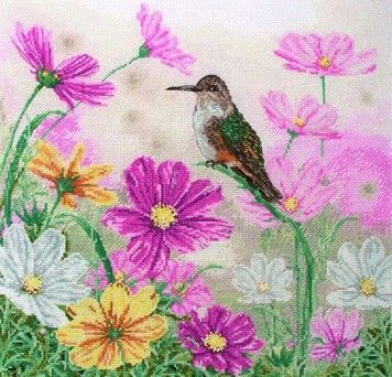 Набір для вишивання Anchor MAIA 01218 Bird and Floral / Птах і квіти - Купити в інтернет-магазині club-rukodelia.com Тел: 067-802-24-81  Купити Київ, Львів, Харків, Вінниця, Одеса, Житомир, Чернігів, Суми