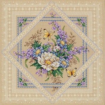 Набор для вышивания крестом Classic Design 4407 Ажурные цветы - Купить в интернет-магазине club-rukodelia.com Тел: 067-802-24-81 Купить Киев, Львов, Харьков, Винница, Одесса, Житомир, Чернигов, Сумы