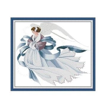Ангел-3 Набор для вышивания крестом с печатной схемой на ткани Joy Sunday RA499 - Купить в интернет-магазине club-rukodelia.com Тел: 067-802-24-81 Купить Киев, Львов, Харьков, Винница, Одесса, Житомир, Чернигов, Сумы