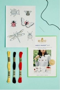 Набор для вышивания крестом DMC FK105 Insect collection - Купить в интернет-магазине club-rukodelia.com Тел: 067-802-24-81 Купить Киев, Львов, Харьков, Винница, Одесса, Житомир, Чернигов, Сумы