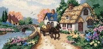 Набор для вышивания крестом Classic Design Тихая деревушка 4364 - Купить в интернет-магазине club-rukodelia.com Тел: 067-802-24-81 Купить Киев, Львов, Харьков, Винница, Одесса, Житомир, Чернигов, Сумы