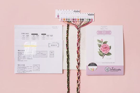 Камелія Набір для вишивання хрестиком 2032414 Xiu Crafts - Купити в інтернет-магазині club-rukodelia.com Тел: 067-802-24-81  Купити Київ, Львів, Харків, Вінниця, Одеса, Житомир, Чернігів, Суми
