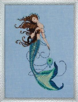Схема для вышивания Mirabilia Designs MD151 Renaissance Mermaid - Купить в интернет-магазине club-rukodelia.com Тел: 067-802-24-81 Купить Киев, Львов, Харьков, Винница, Одесса, Житомир, Чернигов, Сумы