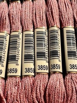Муліне для вишивання AIRO №3859 колір Rosewood, Light/Світлий рожеве дерево 8м