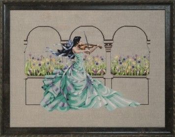 Garden Prelude / Садова прелюдія Mirabilia Designs Схема для вишивання MD165 - Купити в інтернет-магазині club-rukodelia.com Тел: 067-802-24-81  Купити Київ, Львів, Харків, Вінниця, Одеса, Житомир, Чернігів, Суми