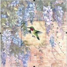 Набор для вышивки Dimensions 73070 Hummingbird and Wisteria - Купить в интернет-магазине club-rukodelia.com Тел: 067-802-24-81 Купить Киев, Львов, Харьков, Винница, Одесса, Житомир, Чернигов, Сумы