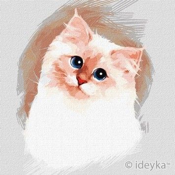 Пухнаста хмарка &copy; Софія Нікуліна Картина за номерами Ідейка полотно на підрамнику 30x30см КНО4212 - Купити в інтернет-магазині club-rukodelia.com Тел: 067-802-24-81  Купити Київ, Львів, Харків, Вінниця, Одеса, Житомир, Чернігів, Суми