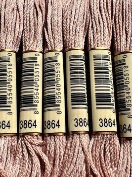Муліне для вишивання AIRO №3864 колір Mocha Beige, Light/Світлий кавово-бежевий 8м - Купити в інтернет-магазині club-rukodelia.com Тел: 067-802-24-81  Купити Київ, Львів, Харків, Вінниця, Одеса, Житомир, Чернігів, Суми