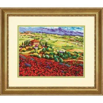Набор для вышивания гобеленом Dimensions 71-20084 Маки Тосканы //Tuscan Poppies - Купить в интернет-магазине club-rukodelia.com Тел: 067-802-24-81 Купить Киев, Львов, Харьков, Винница, Одесса, Житомир, Чернигов, Сумы