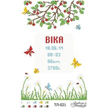 Набір для вишивки бісером Барвиста Вишиванка Метрика дитини &laquo;Літо&raquo; 22х33 ТЛ021пн2233k - Купити в інтернет-магазині club-rukodelia.com Тел: 067-802-24-81  Купити Київ, Львів, Харків, Вінниця, Одеса, Житомир, Чернігів, Суми
