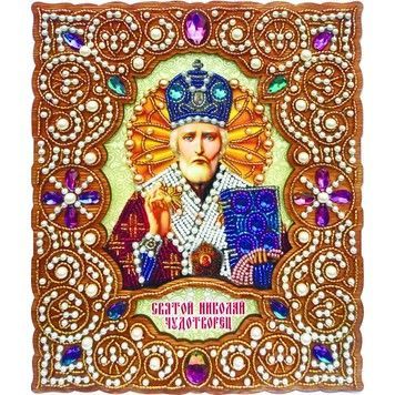 Святий Миколай Чудотворець Набір для вишивання бісером по дереву Натхнення IZN-03 - Купити в інтернет-магазині club-rukodelia.com Тел: 067-802-24-81  Купити Київ, Львів, Харків, Вінниця, Одеса, Житомир, Чернігів, Суми