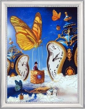 Поза часом Набір для вишивання бісером Butterfly 757 - Купити в інтернет-магазині club-rukodelia.com Тел: 067-802-24-81  Купити Київ, Львів, Харків, Вінниця, Одеса, Житомир, Чернігів, Суми
